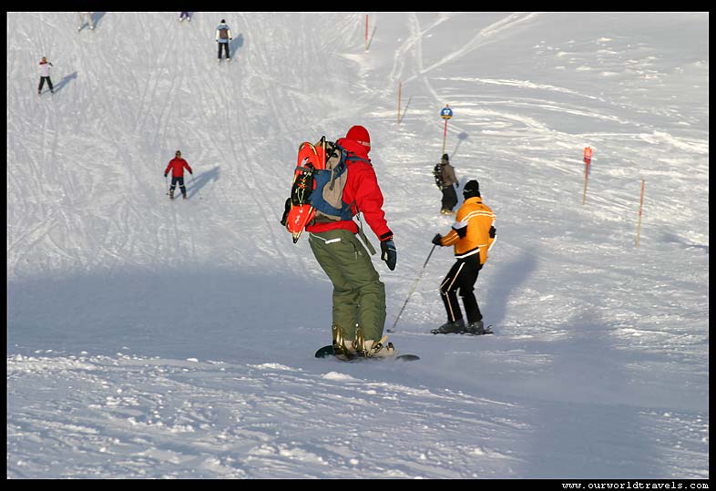 Skiing at Hintertux